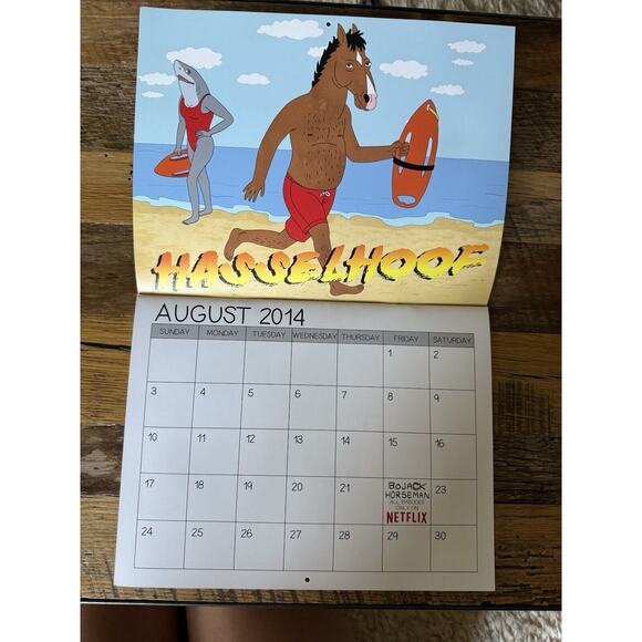 🐴 BoJack Horseman 2014 Promotional Calendar - Mint Condition - Picture 5 of 6